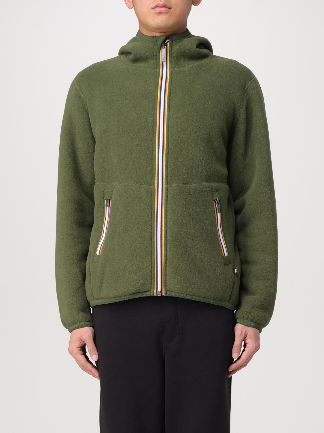 K-way Jack Zip-fastening Jacket In Grün