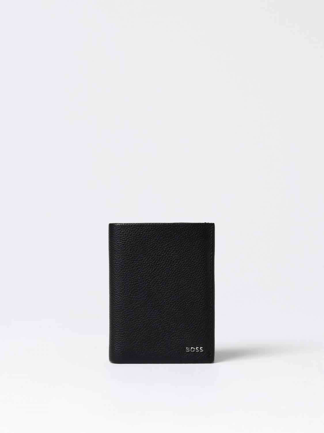 Hugo Boss Wallet Boss Men Color Black In 黑色