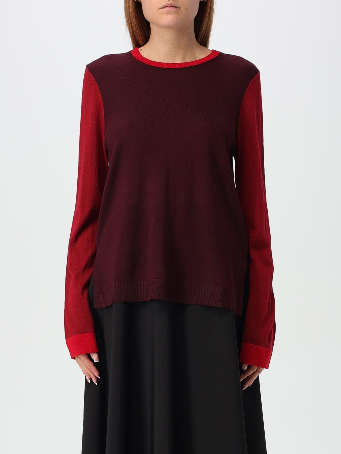 Shop Maliparmi Sweater  Woman Color Burgundy