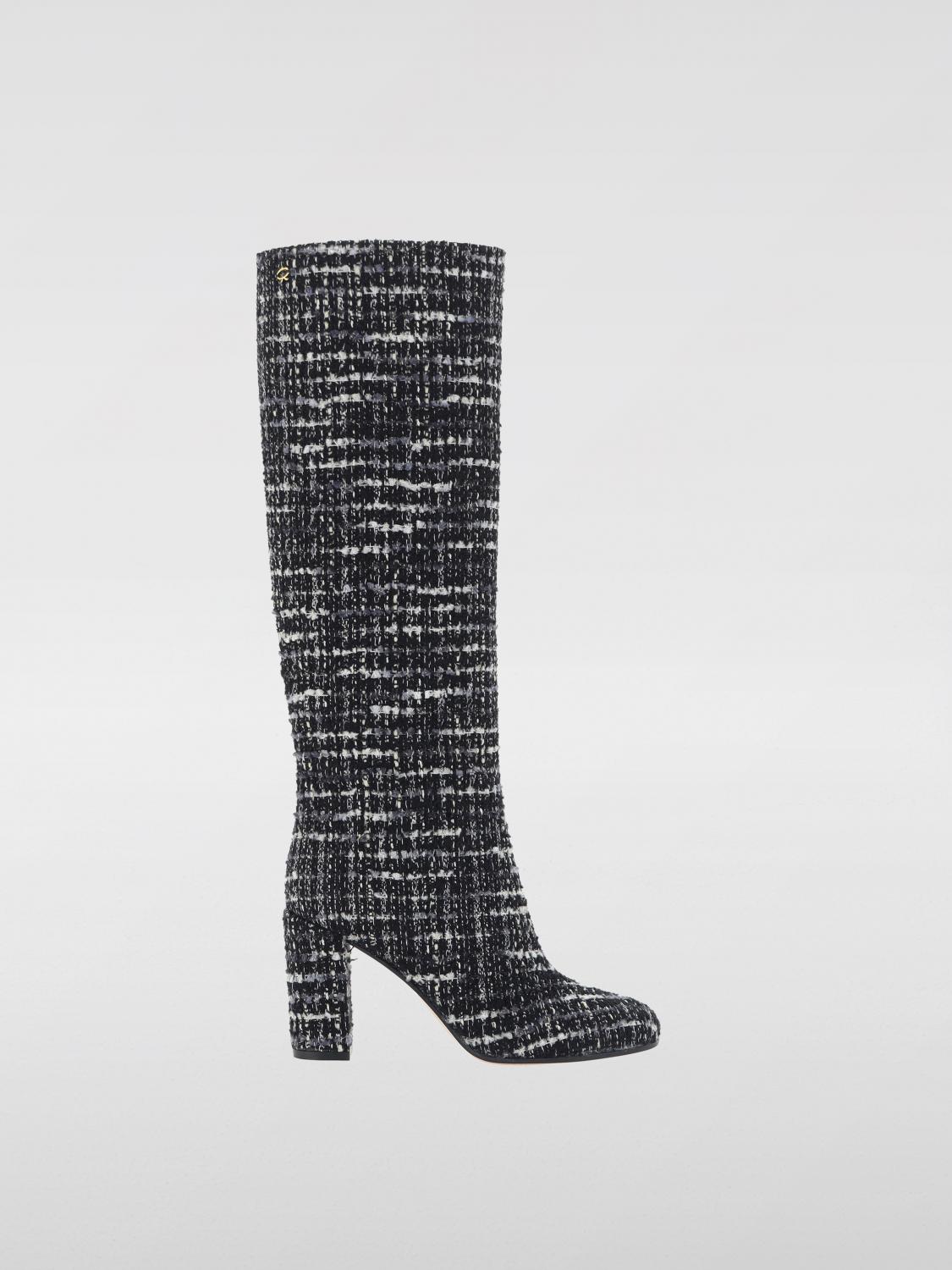 Shop Gianvito Rossi Boots  Woman Color Black In Schwarz