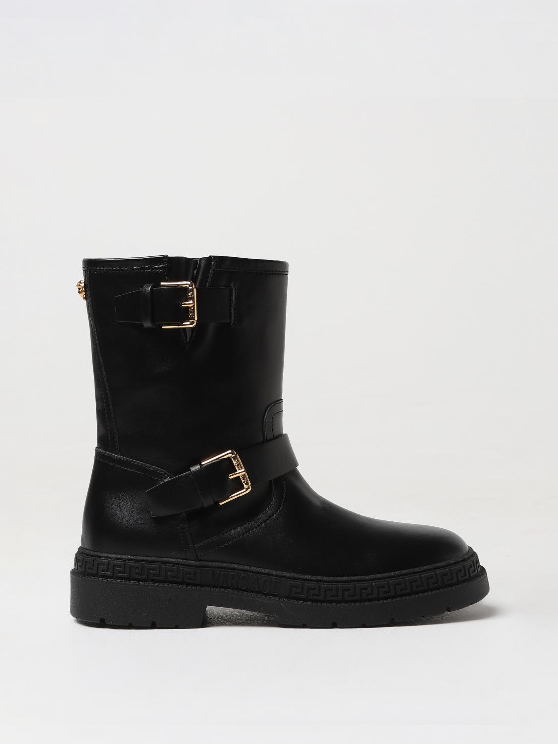 Shop Versace Shoes  Kids Color Black In Schwarz