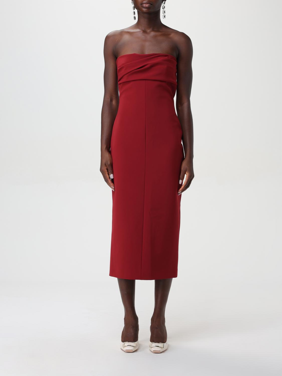 Shop Philosophy Di Lorenzo Serafini Dress  Woman Color Red In Rot