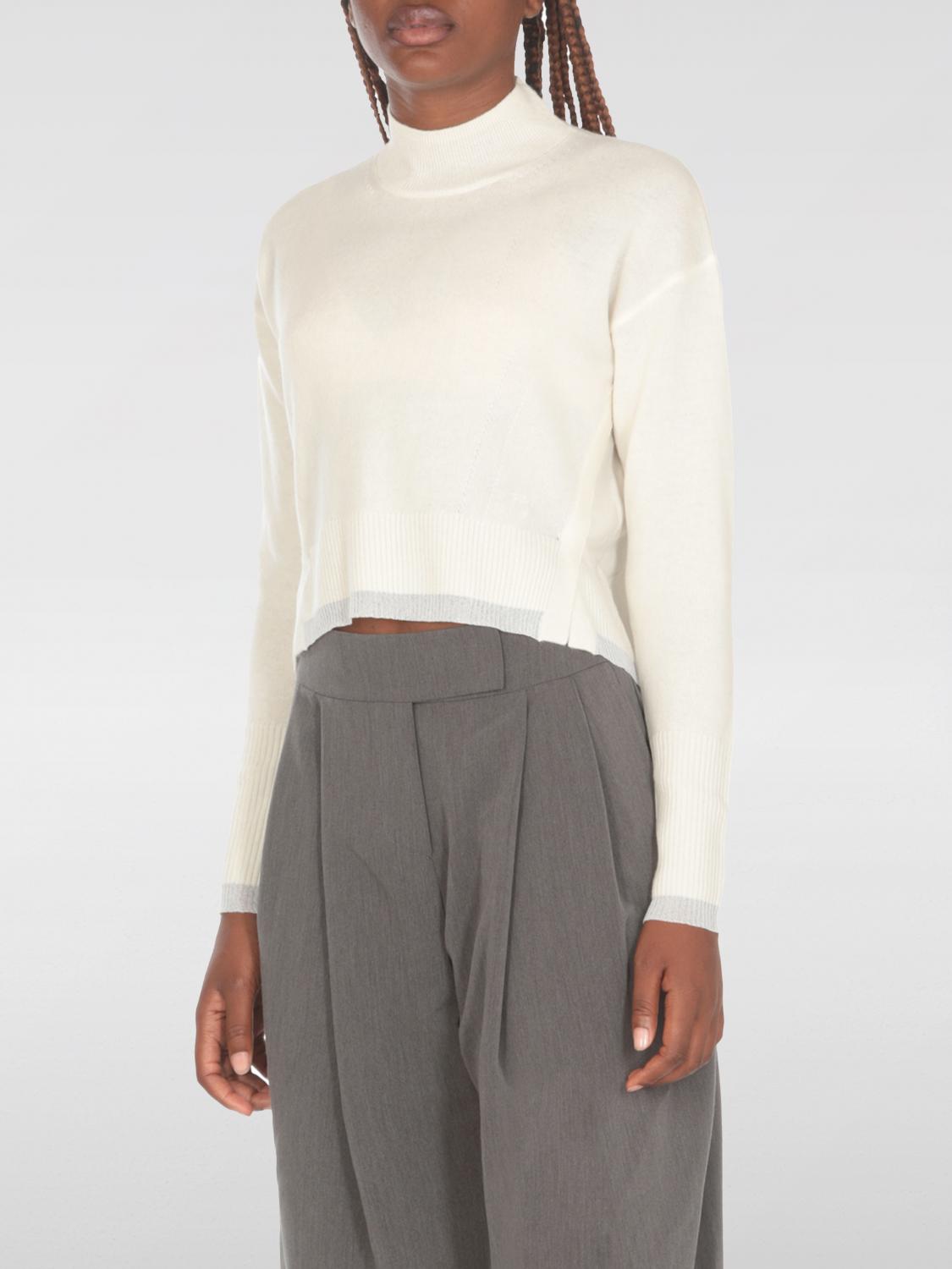 Pinko Sweater Woman Color White In Weiss