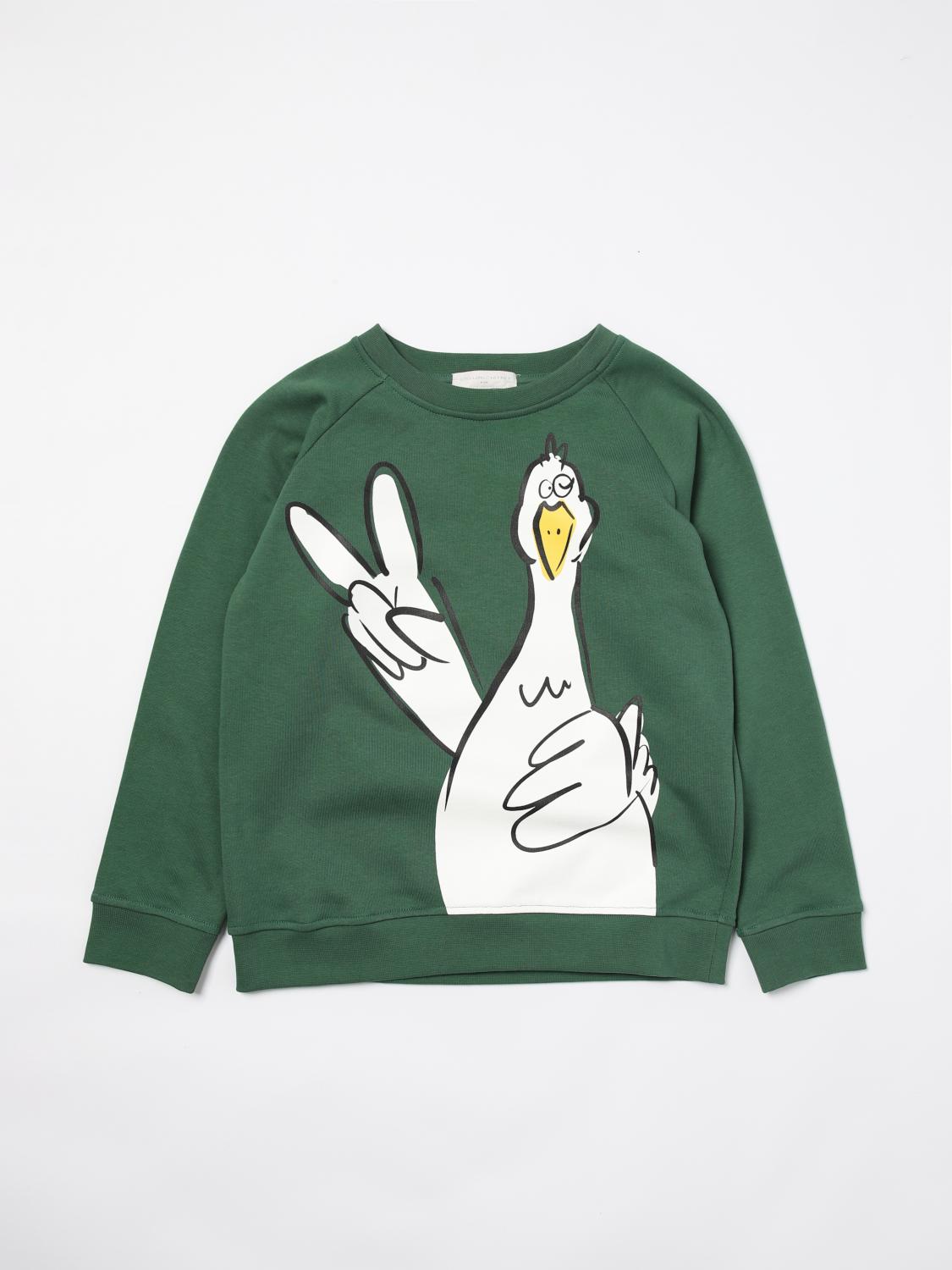 Shop Stella Mccartney Sweater  Kids Kids Color Green In Grün