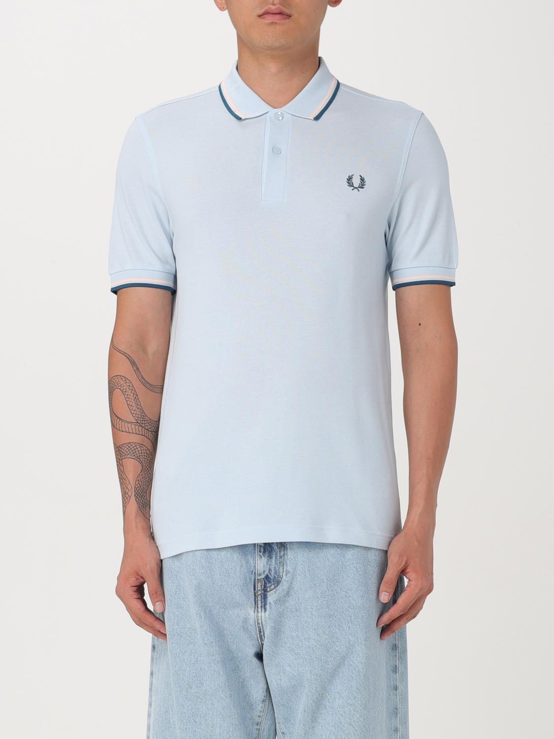 Shop Fred Perry Polo Shirt  Men Color Blue