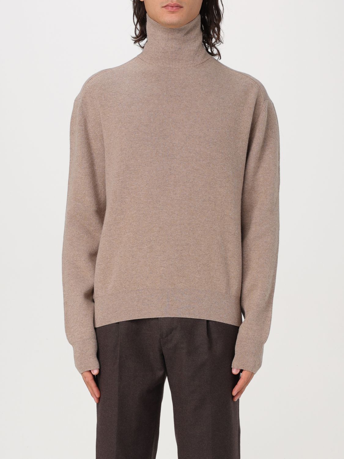 Shop Lemaire Sweater  Men Color Beige