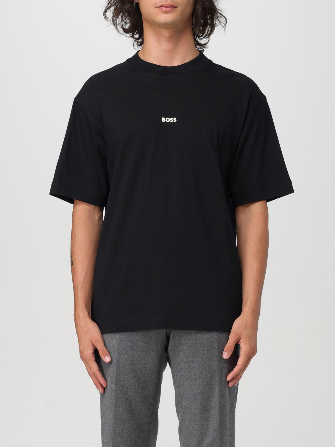 HUGO BOSS T-SHIRT BOSS MEN COLOR BLACK F95800002