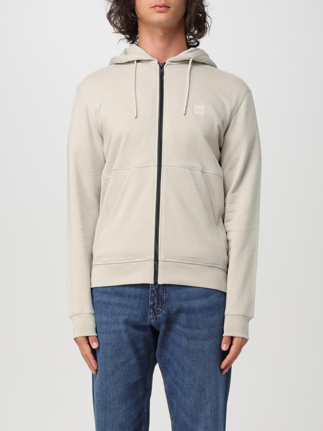 Shop Hugo Boss Sweatshirt Boss Men Color Beige