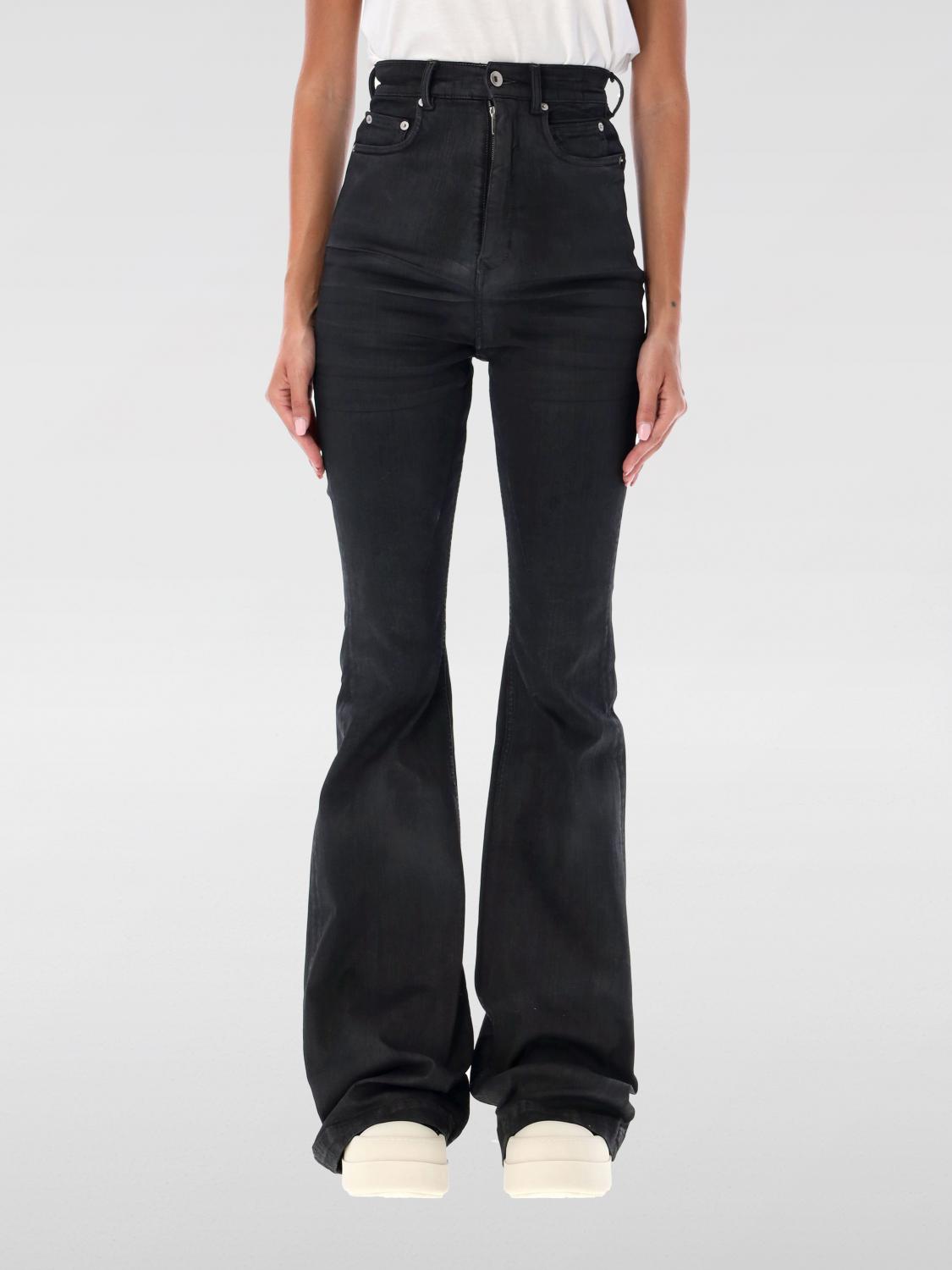 Shop Rick Owens Drkshdw Jeans  Woman Color Black