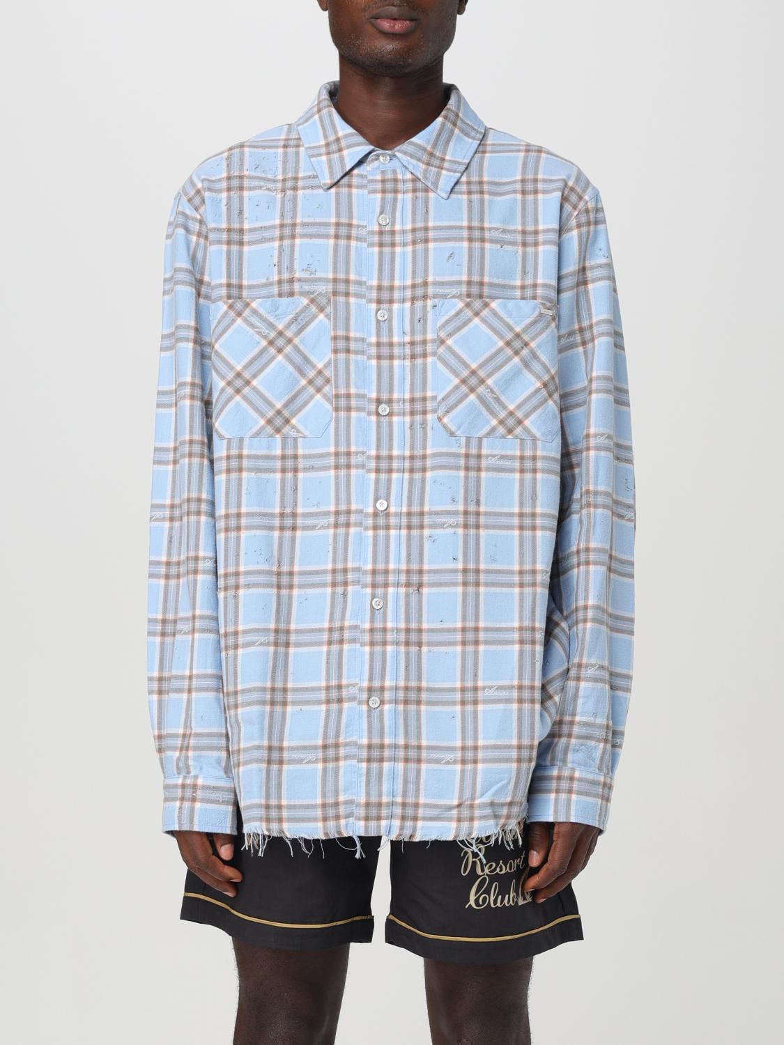Shirt AMIRI Men color Blue