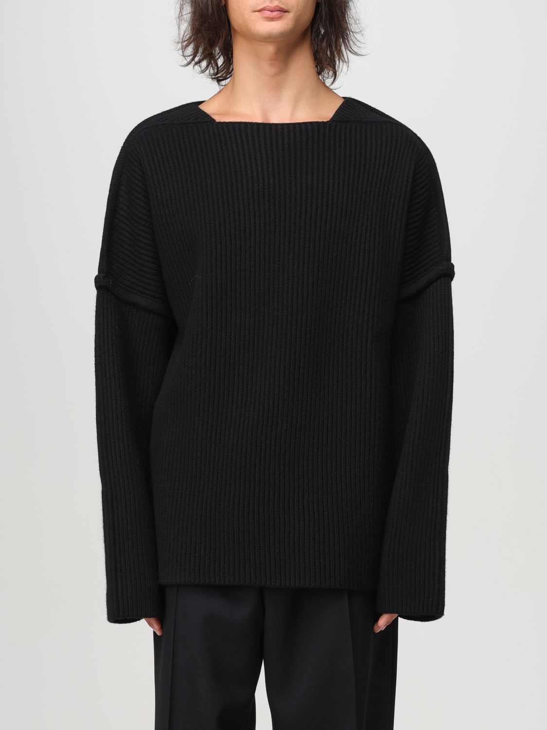 Shop Jil Sander Sweater  Men Color Black In Schwarz