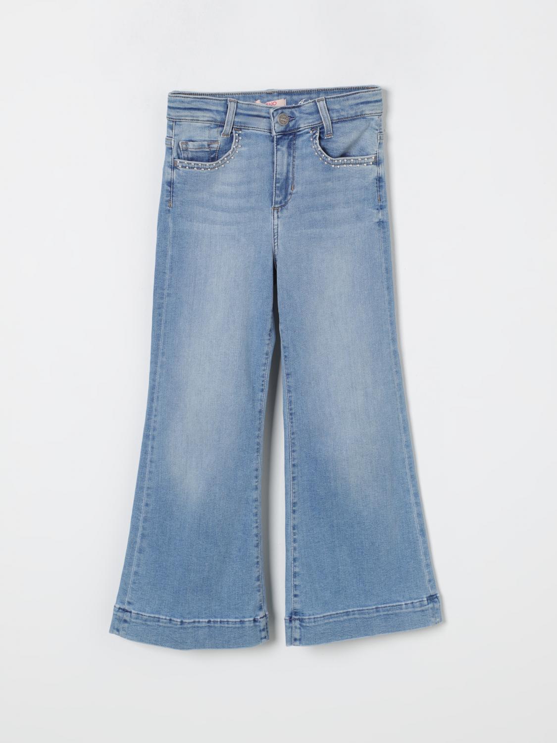 Shop Liu •jo Jeans Liu Jo Kids Color Denim In 牛仔布