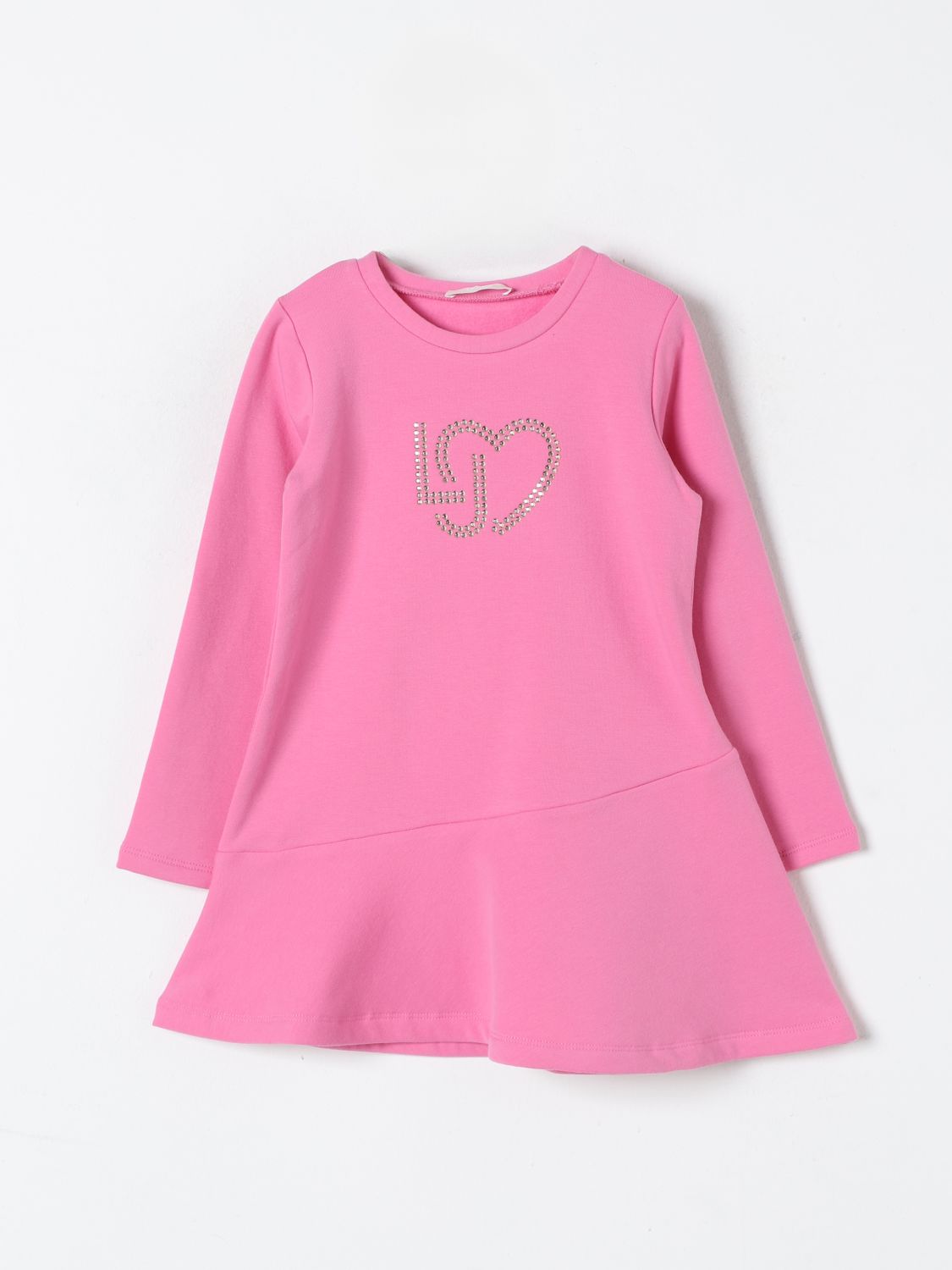 Shop Liu •jo Dress Liu Jo Kids Color Pink