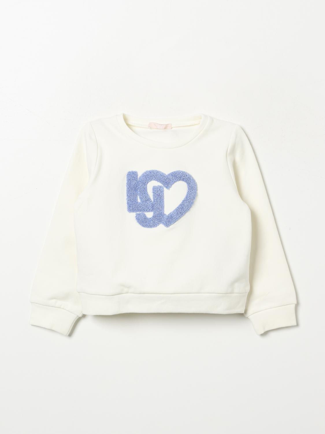 Shop Liu •jo Sweater Liu Jo Kids Color Sky Blue In Hellblau