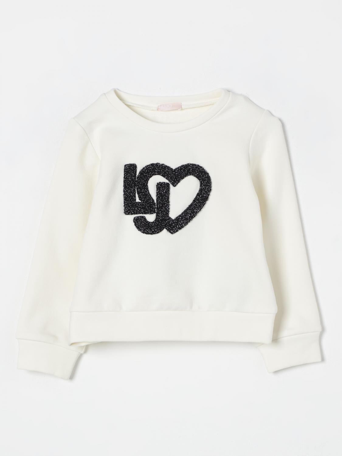 Shop Liu •jo Sweater Liu Jo Kids Color Butter In 黄油色