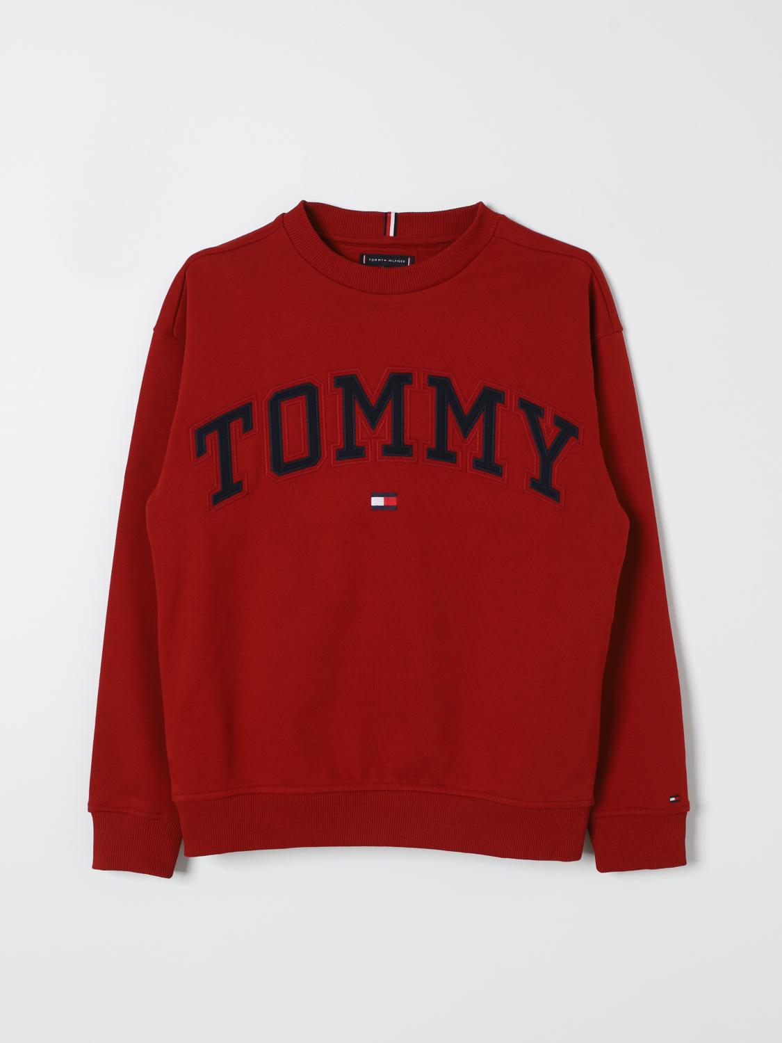 Shop Tommy Hilfiger Sweater  Kids Color Red In Rot