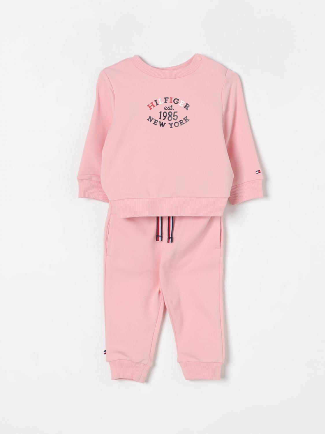 Shop Tommy Hilfiger Jumpsuit  Kids Color Pink In 粉色