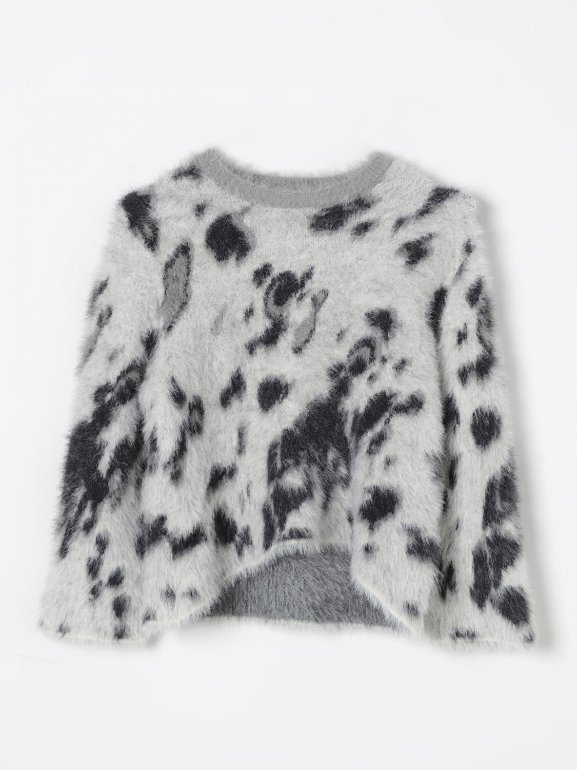 Shop Stella Mccartney Sweater  Kids Kids Color Grey In Grau