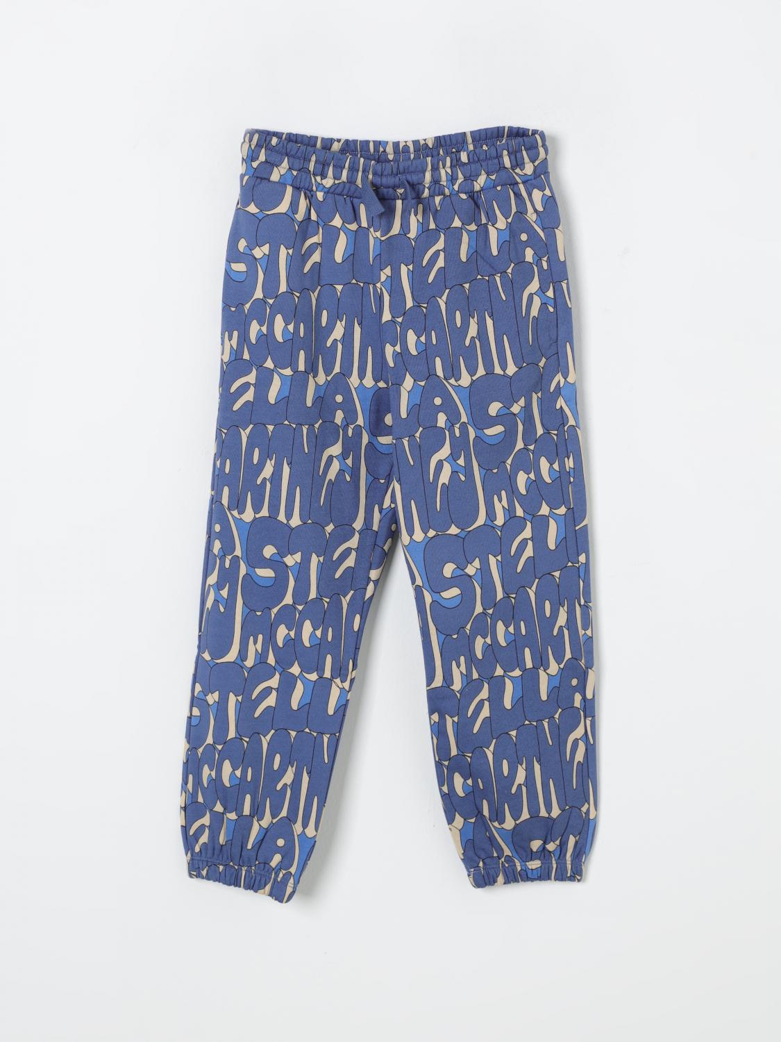 Shop Stella Mccartney Pants  Kids Kids Color Blue In Blau