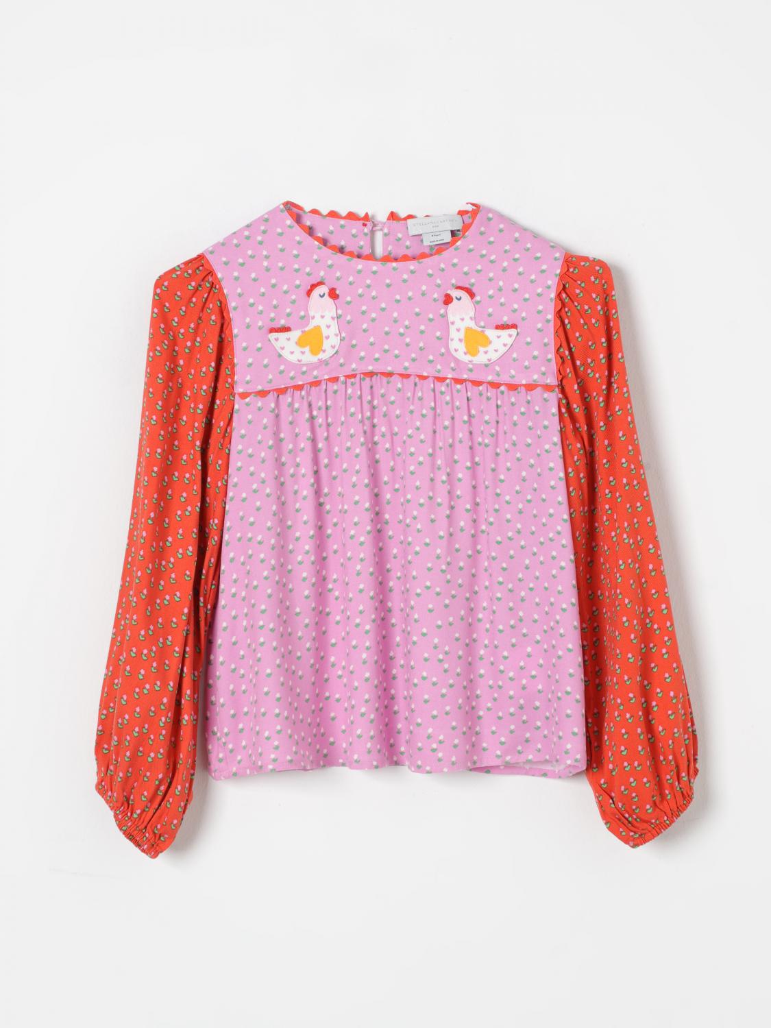 衬衫 STELLA MCCARTNEY KIDS 儿童 颜色 粉色