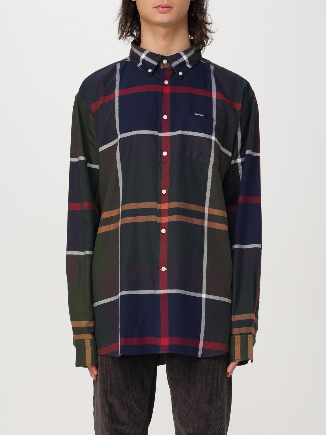 Barbour Shirt Men Color Blue In Blau