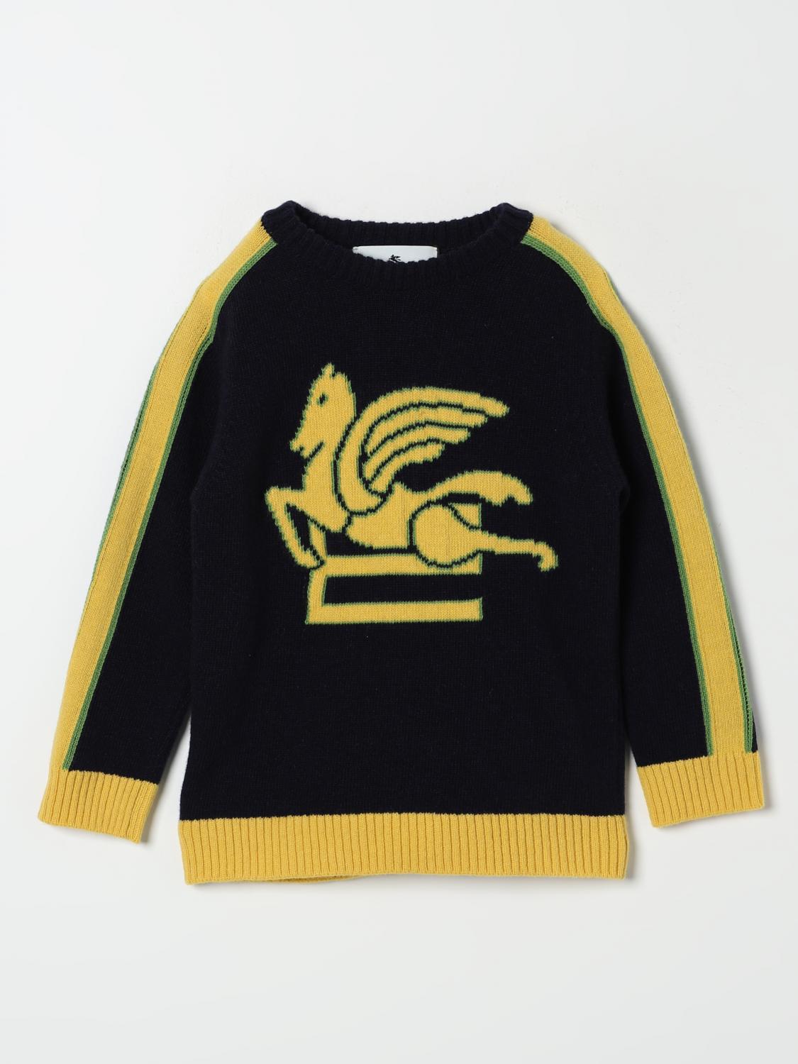 Shop Etro Sweater  Kids Color Blue In Blau