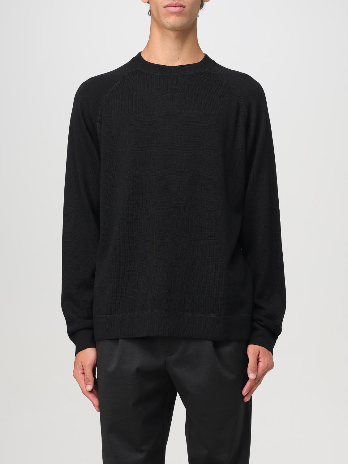 Shop Paolo Pecora Sweater  Men Color Black In Schwarz