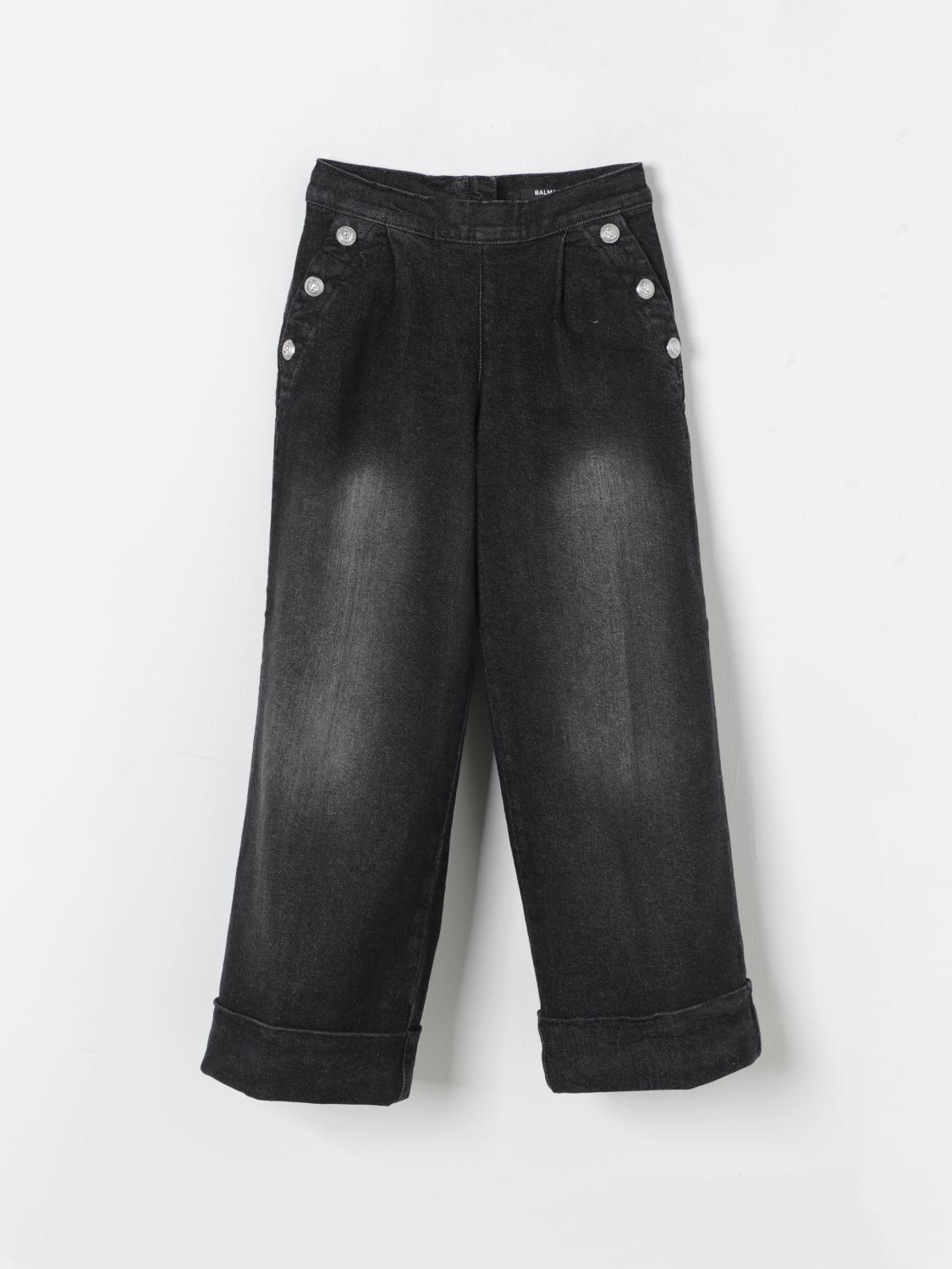 BALMAIN JEANS BALMAIN KIDS COLOR GREY F96092020