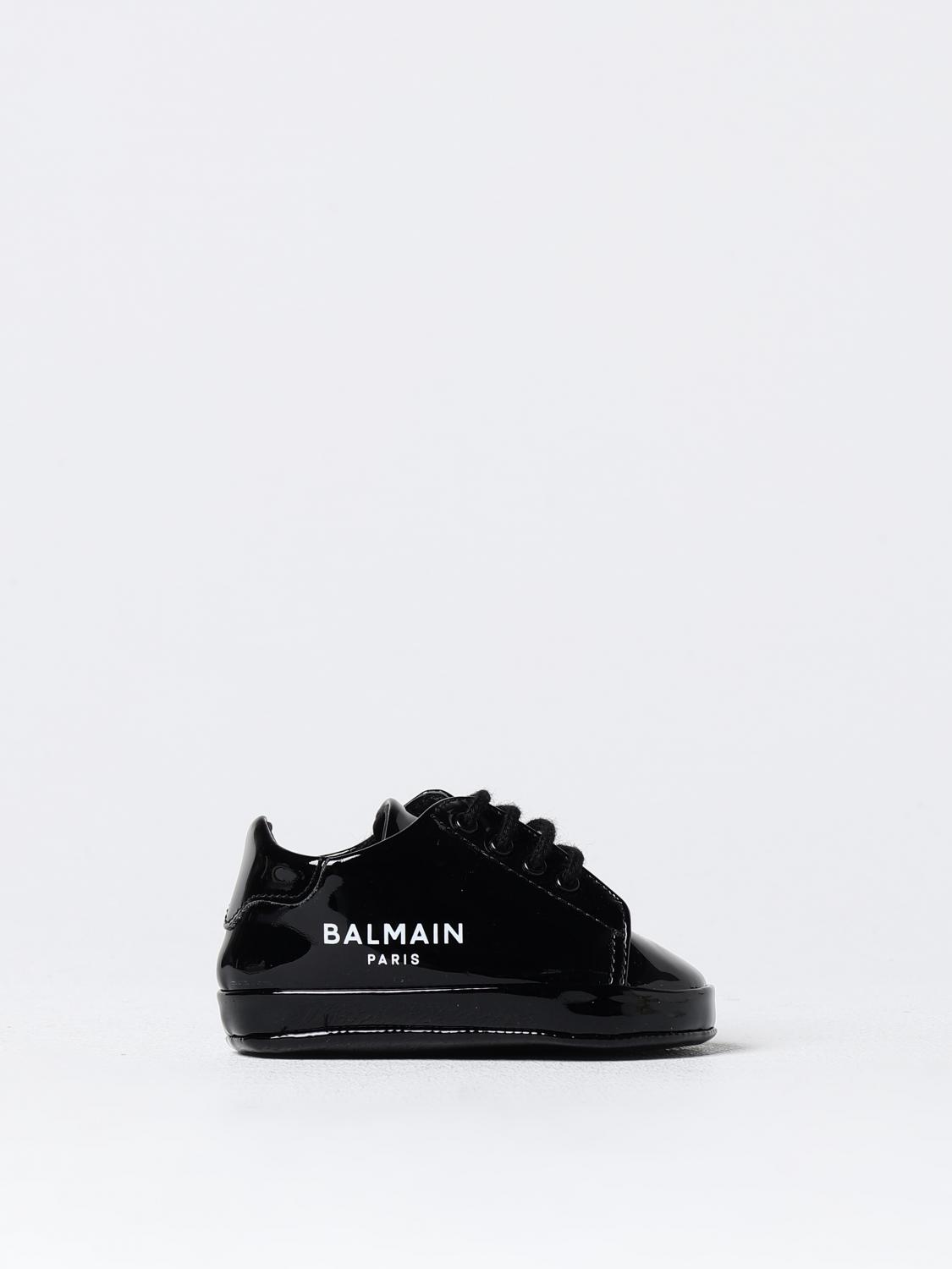 Shop Balmain Baby Boys' Sneakers  Kids Color Black In Schwarz