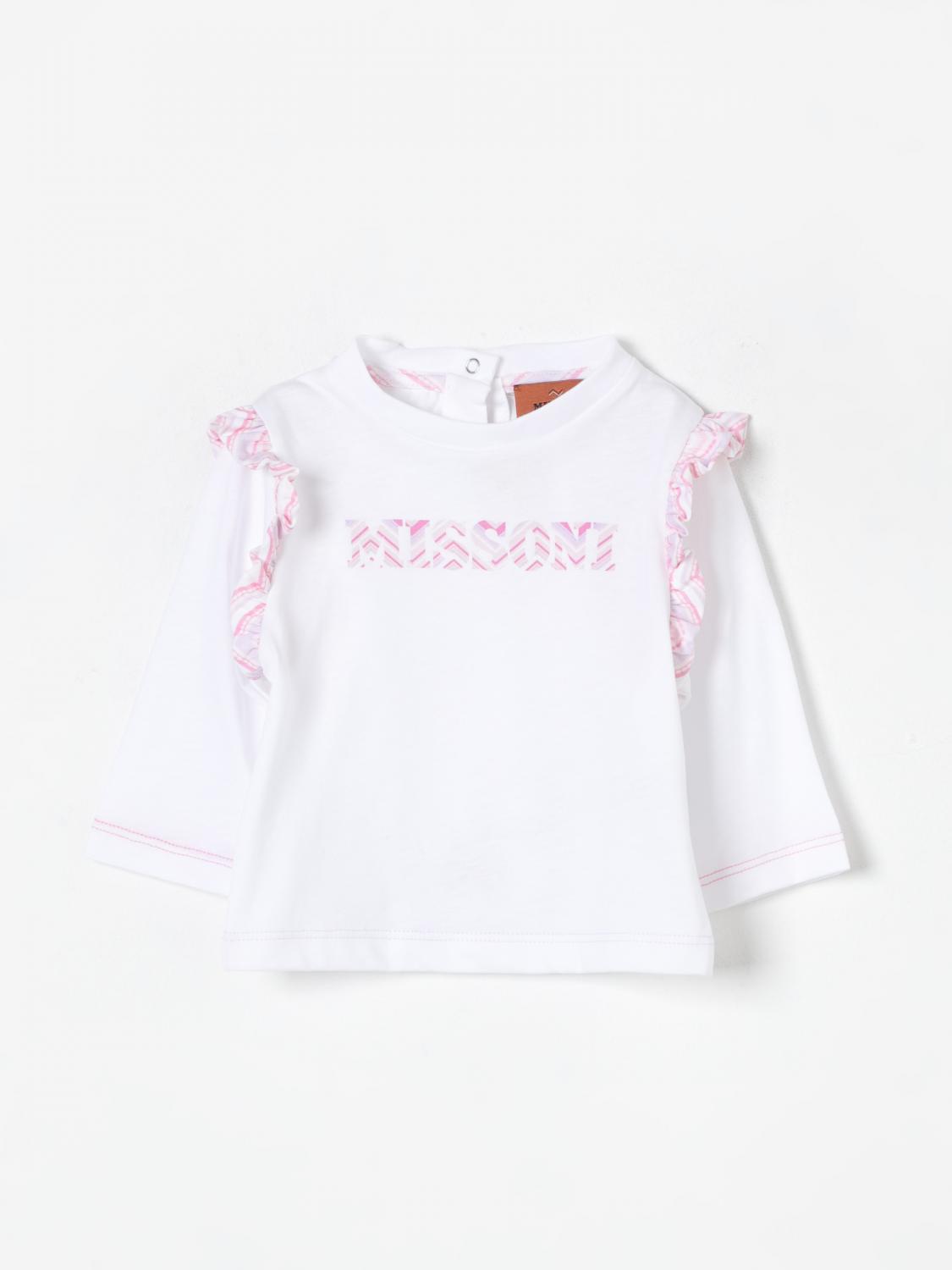 MISSONI T-SHIRT MISSONI KIDS COLOR WHITE F96123001