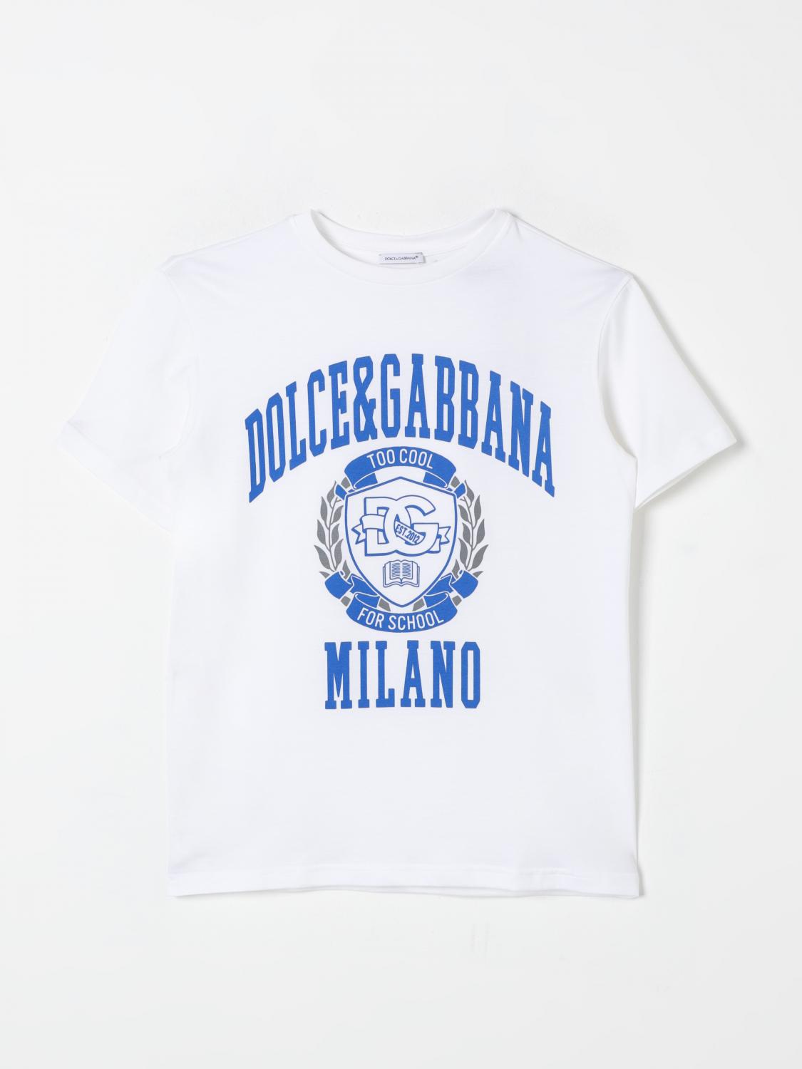 Shop Dolce & Gabbana T-shirt  Kids Color White In Weiss