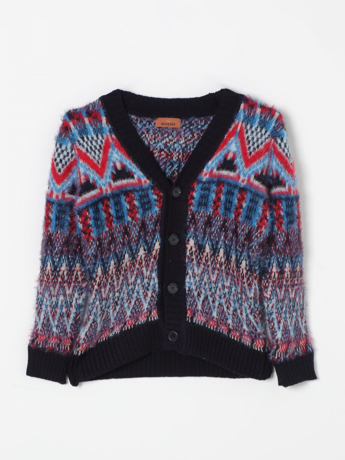 Missoni V-neck Brushed Cardigan In Bunt