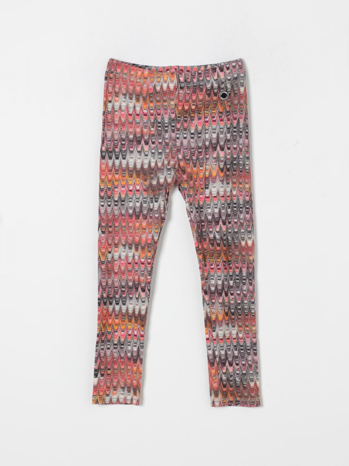 Shop Missoni Pants  Kids Color Black In Schwarz