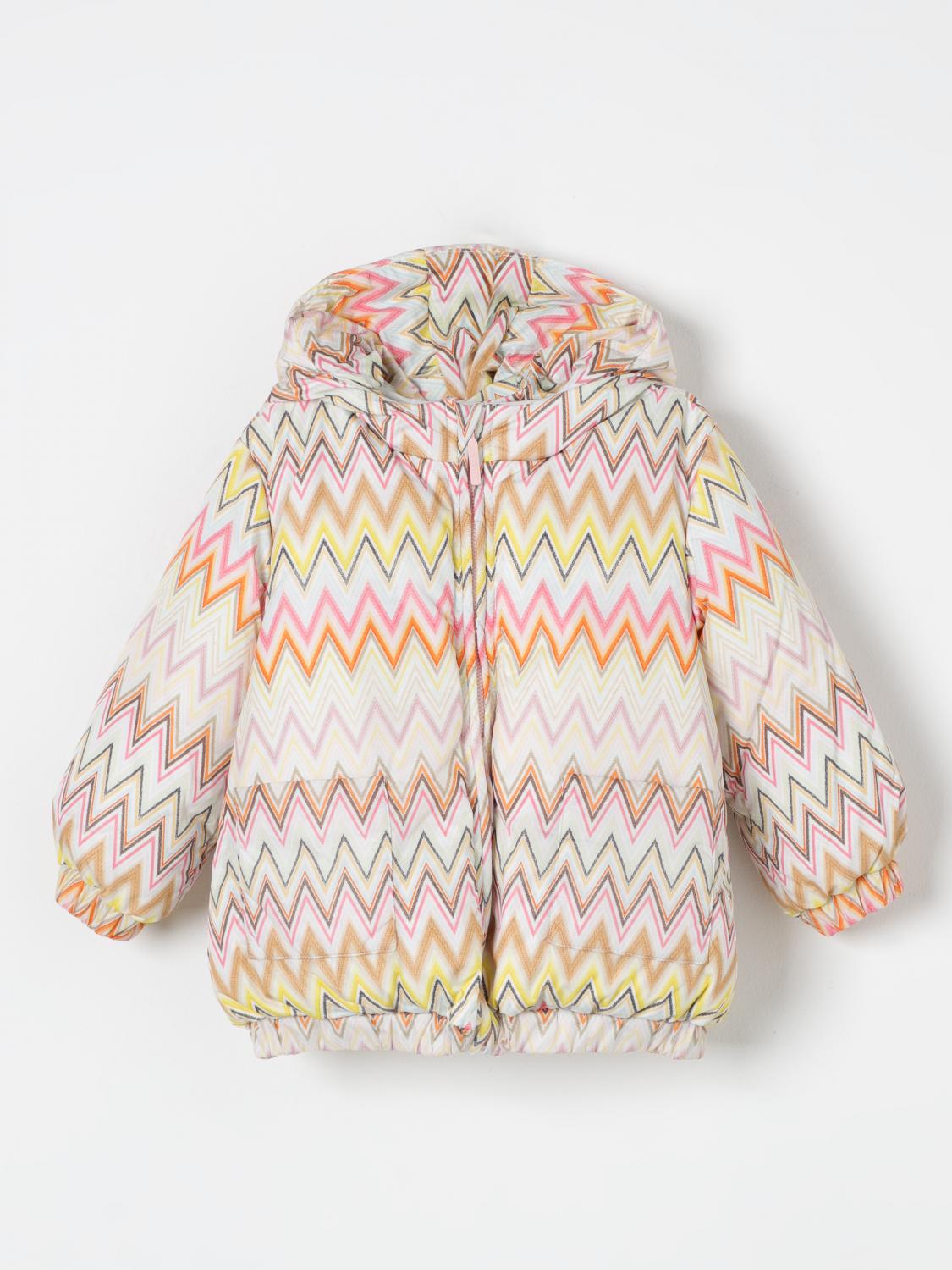 Shop Missoni Jacket  Kids Color Yellow Cream