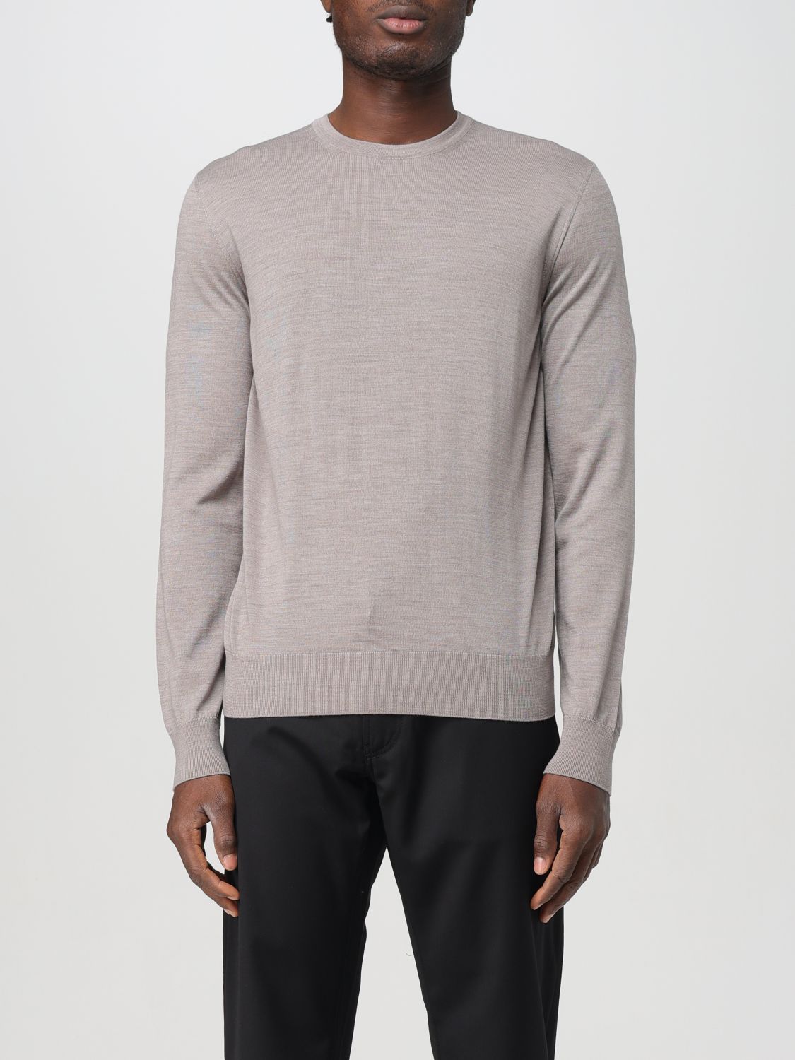 Shop Giorgio Armani Sweater  Men Color Beige