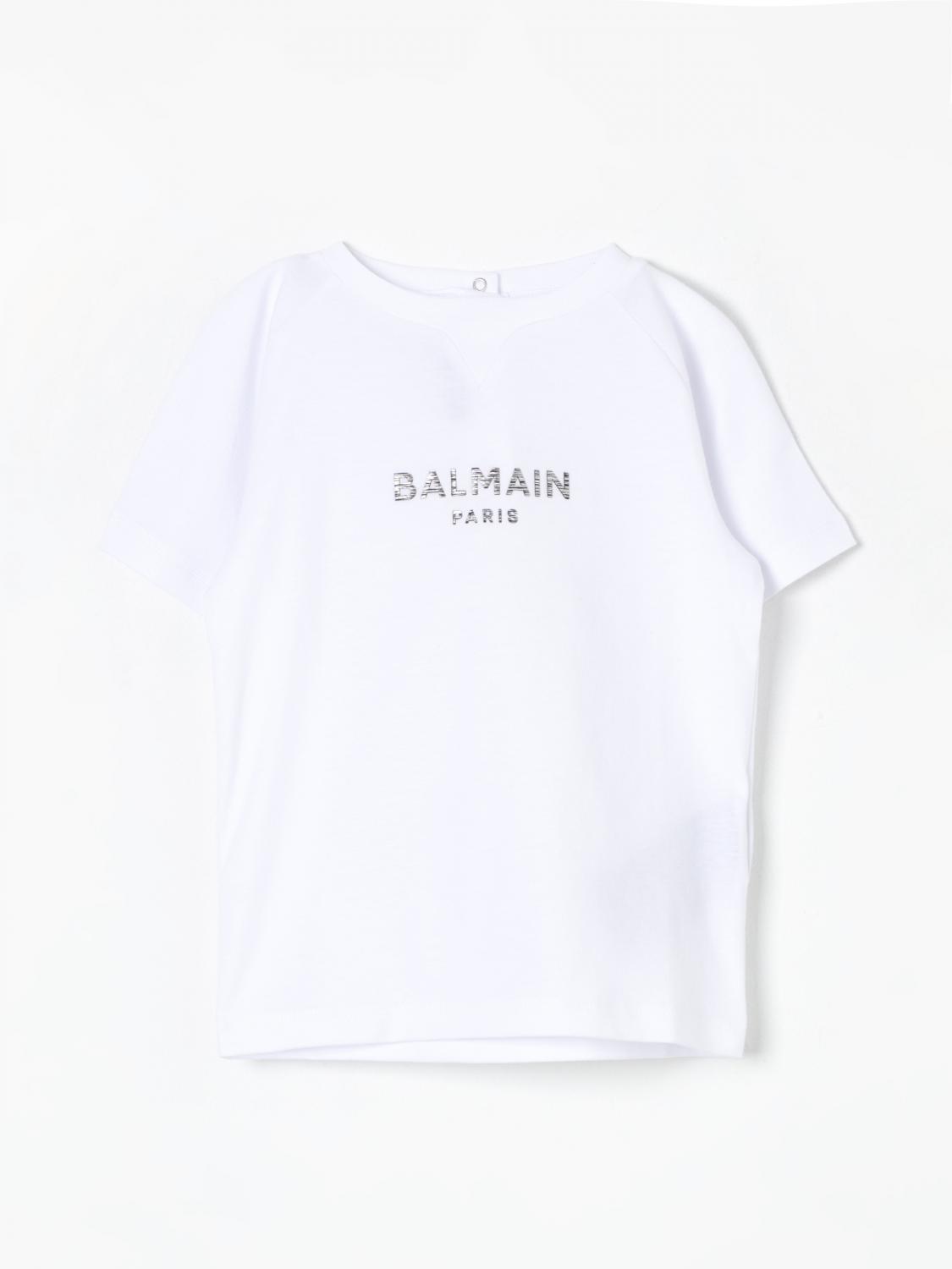 Balmain T-shirt Kids Color White In Weiss