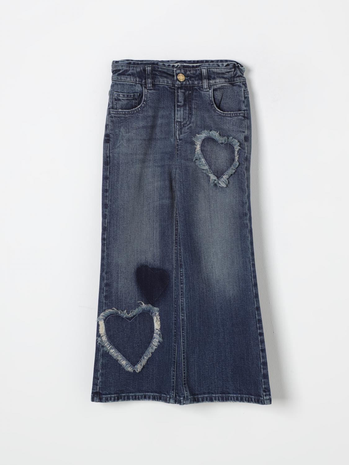 Shop Golden Goose Jeans  Kids Color Blue In Blau