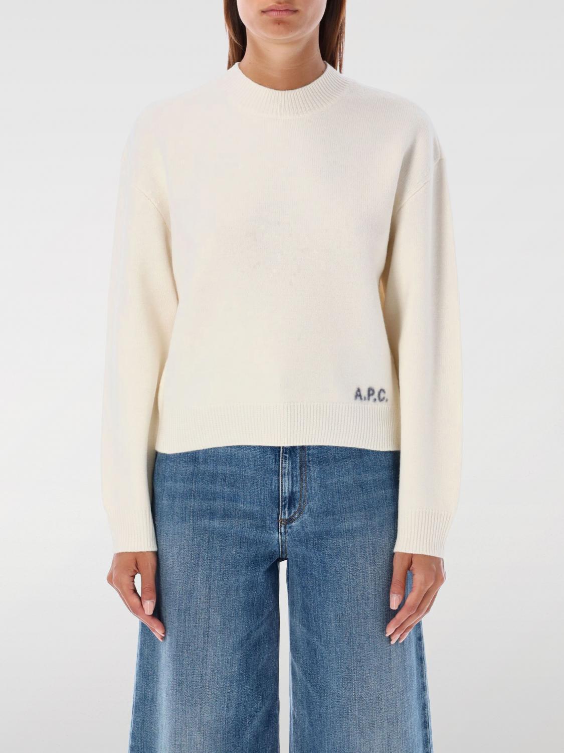 Apc Sweater A.p.c. Woman Color Beige In Neutral