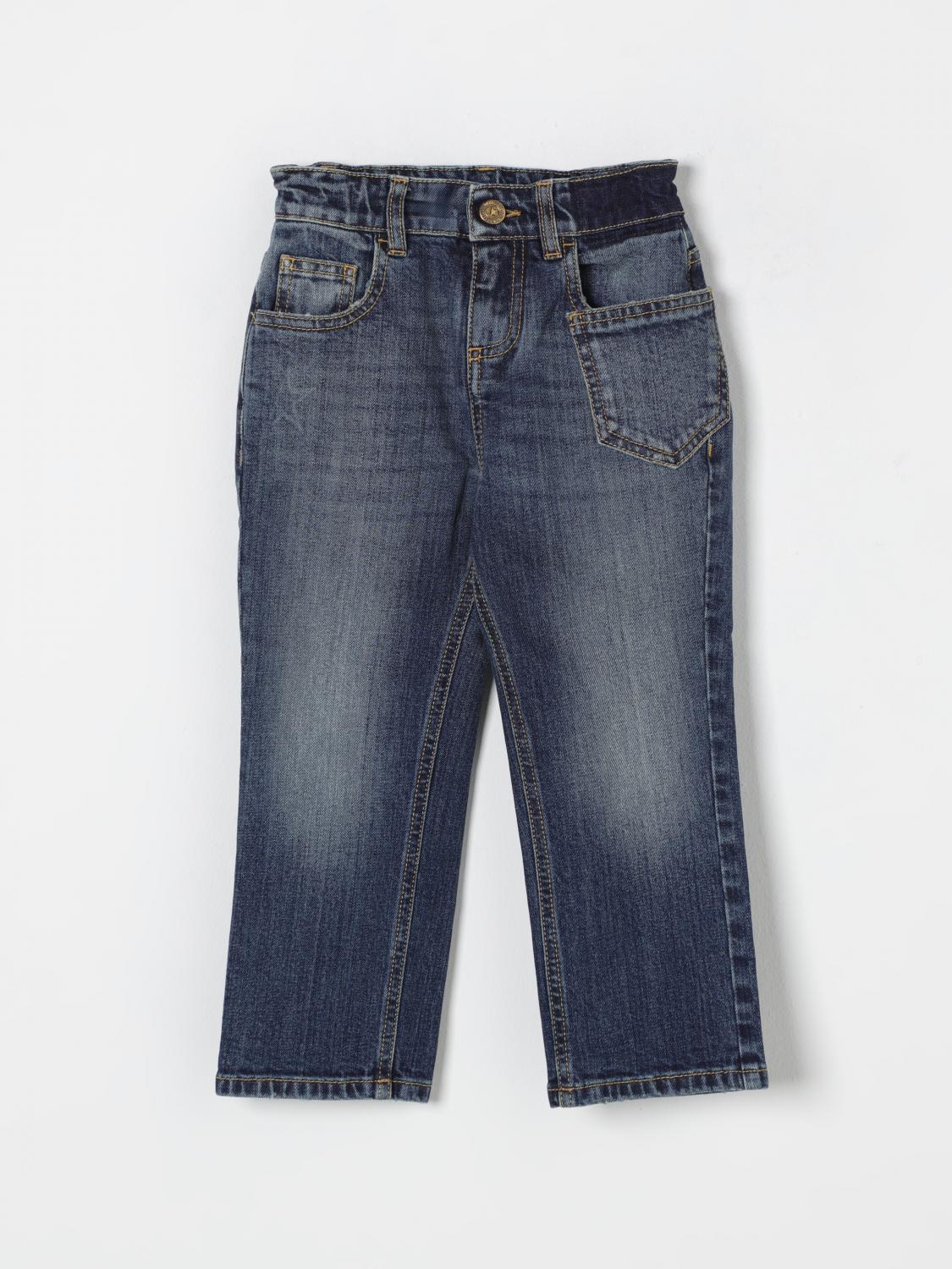 Shop Golden Goose Jeans  Kids Color Blue In Blau