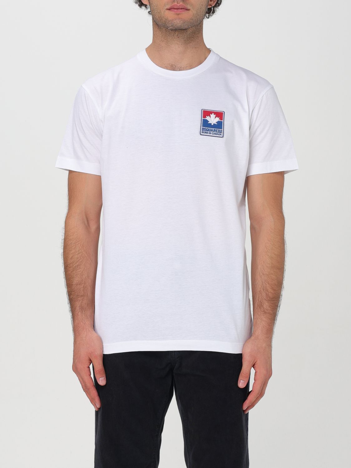 Shop Dsquared2 T-shirt  Men Color White In Weiss