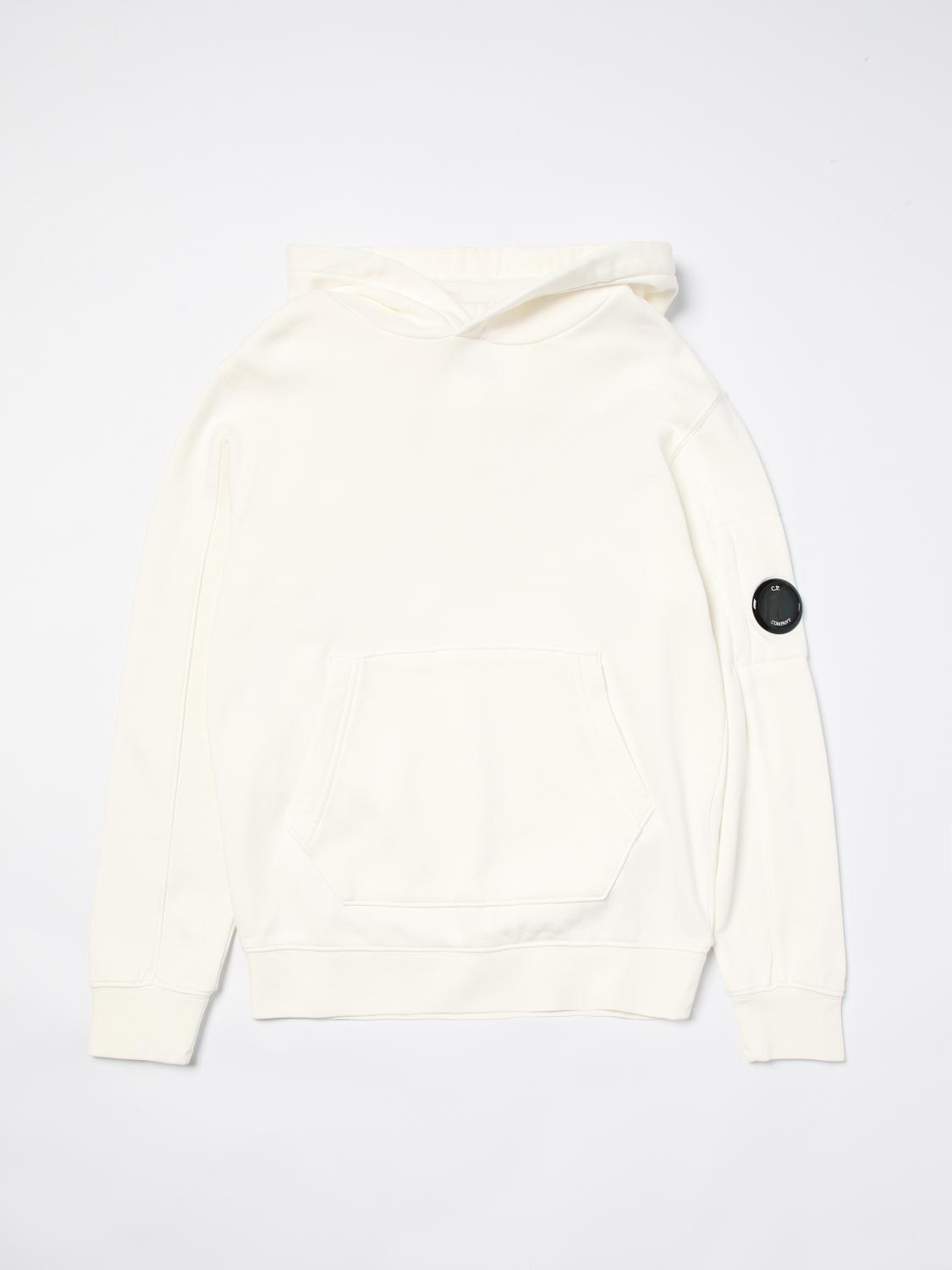 Shop C.p. Company Sweater  Kids Color White In Weiss