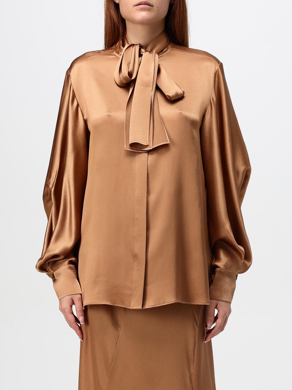 Shop Alberta Ferretti Shirt  Woman Color Beige