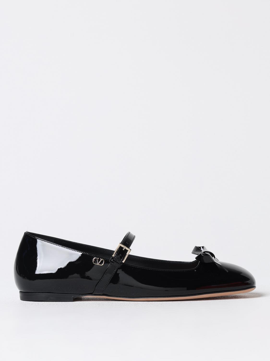 Shop Valentino Ballet Flats  Garavani Woman Color Black In Schwarz