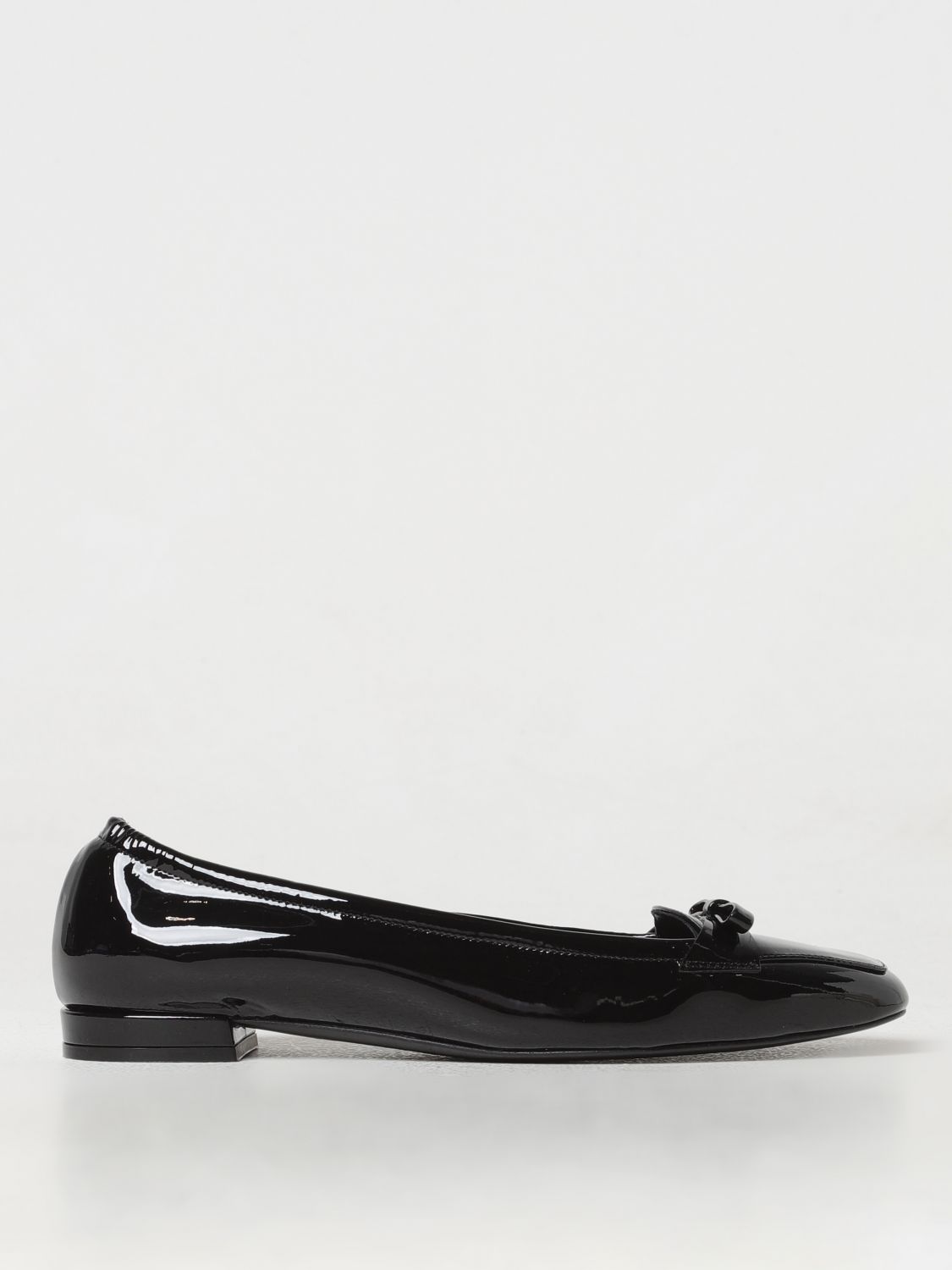 Shop Stuart Weitzman Ballet Flats  Woman Color Black In Schwarz