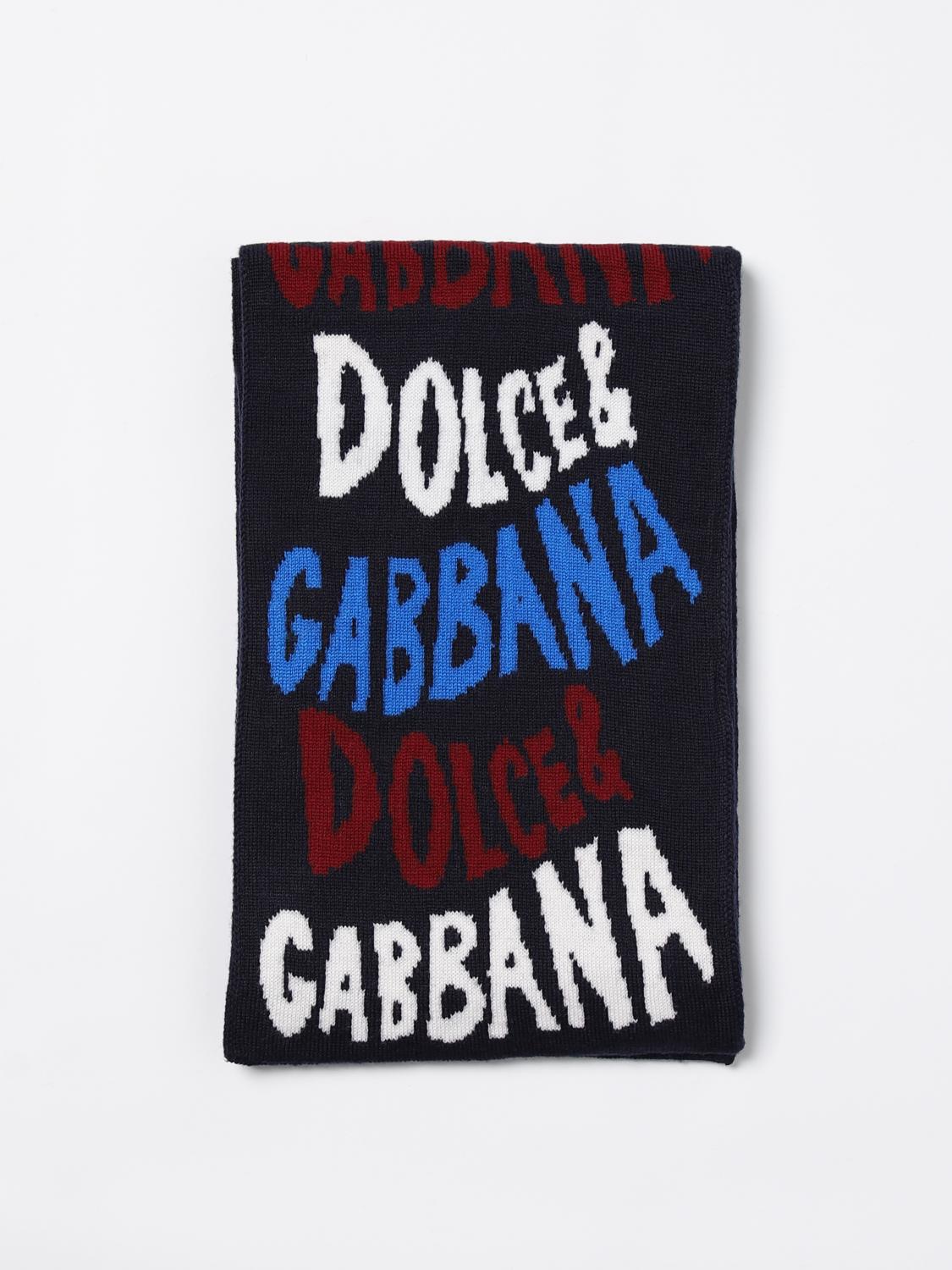 Shop Dolce & Gabbana Scarf  Kids Color Blue