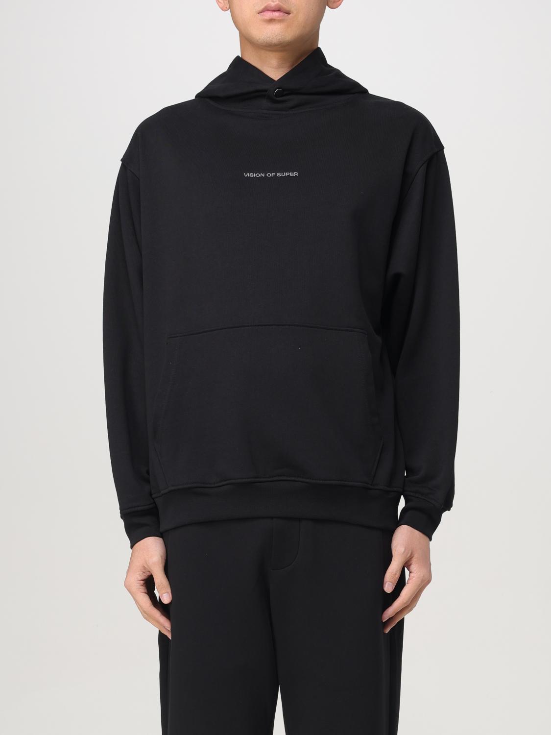 Vision Of Super Black Cotton Sweatshirt In Schwarz