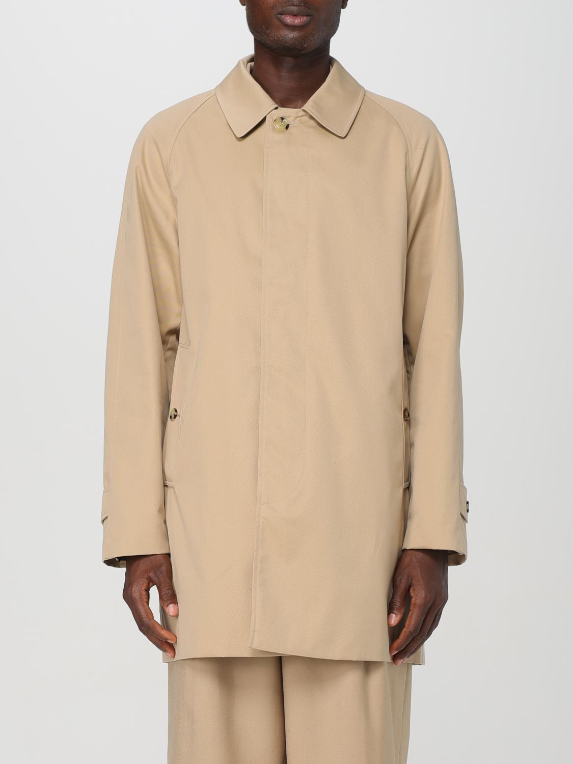 Shop Burberry Trench Coat  Men Color Honey