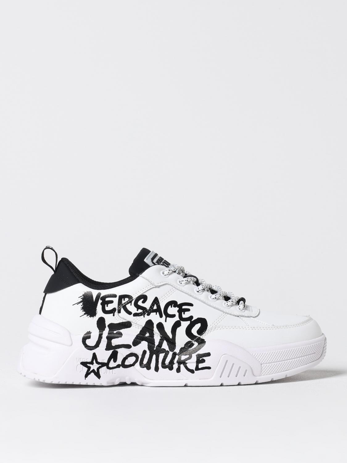 Shop Versace Jeans Couture Sneakers  Men Color White