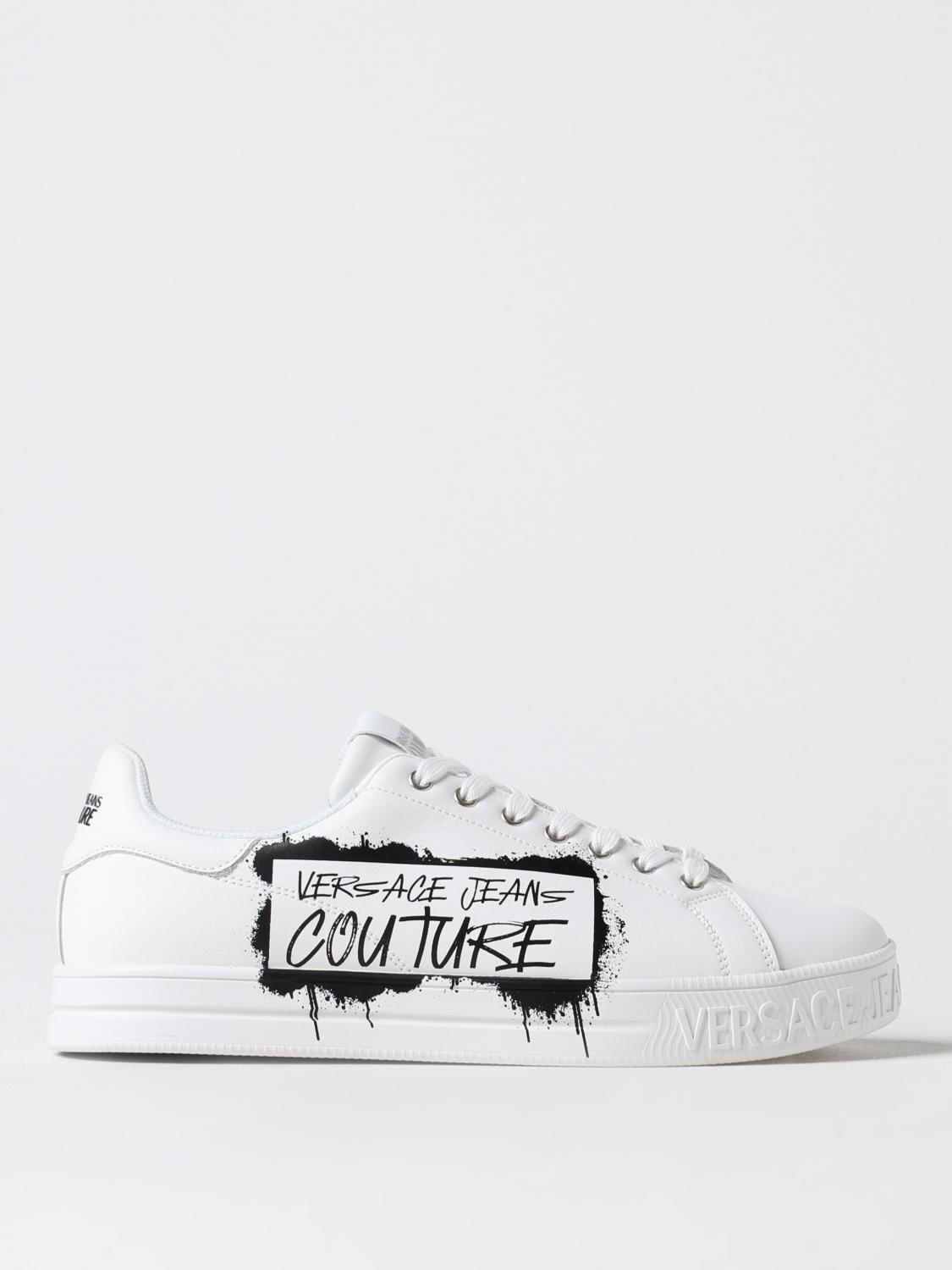 Shop Versace Jeans Couture Sneakers  Men Color White