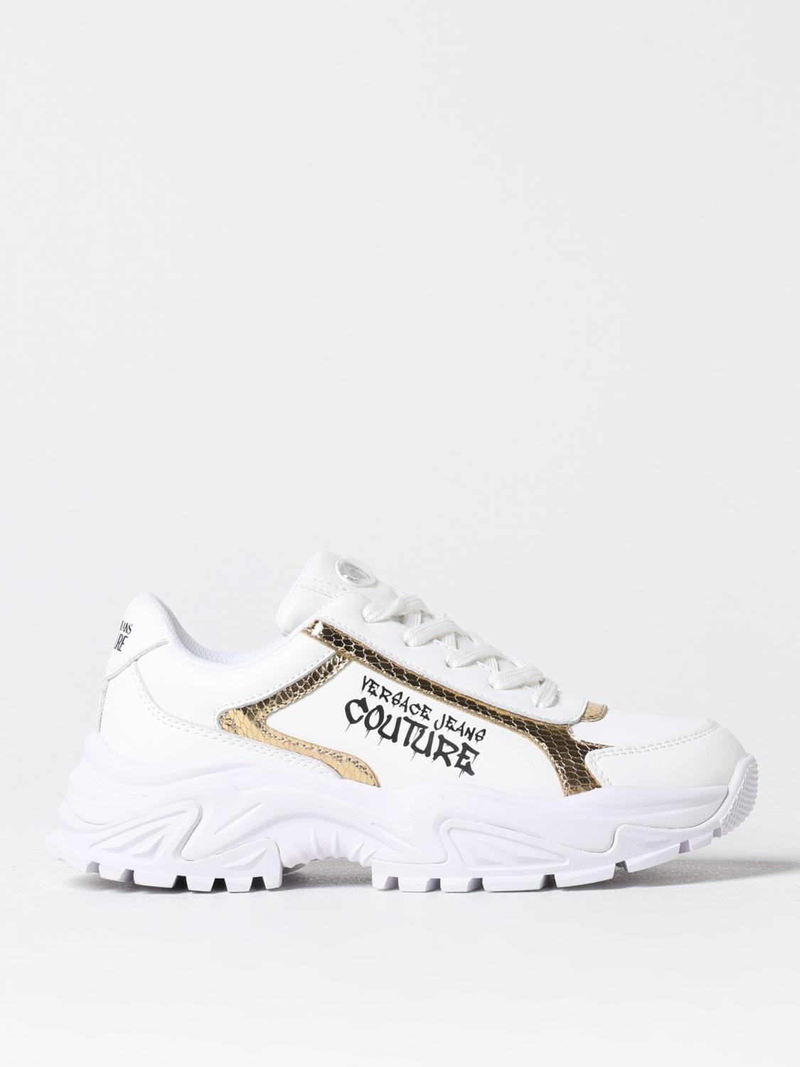 Shop Versace Jeans Couture Sneakers  Woman Color White